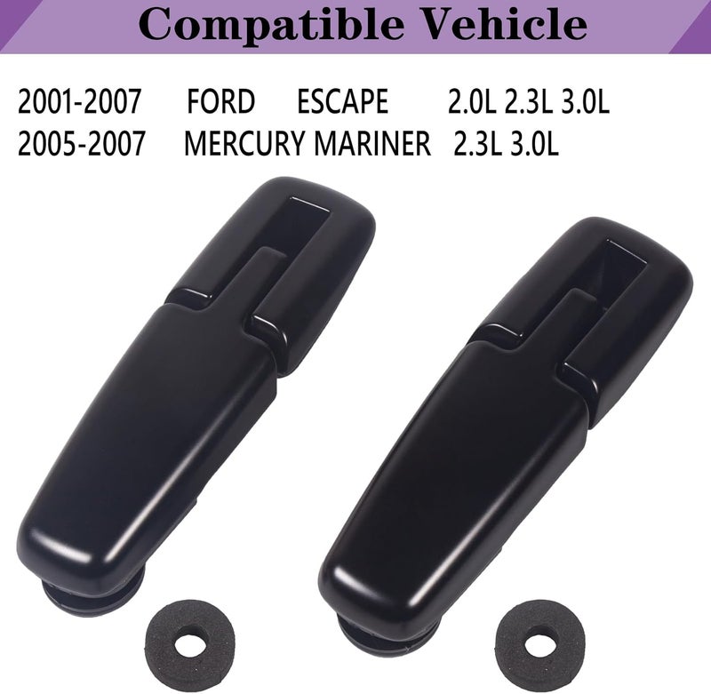 LYNSHINE YL8Z78420A68BA for Ford Escape Rear Window Hinge Set Liftgate Glass Hinge Right&Left 2001 2002 2003 2004 2005 2006 2007,Mercury Mariner 2005 2006 2007 2.0 2.3 3.0L YL8Z-78420A68-BA 924124 FD0813065 - Image 2